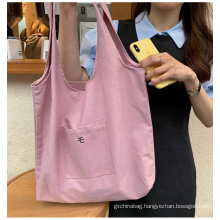 korean style new trending canvas bag students shoulder bag large capacity shopping bag